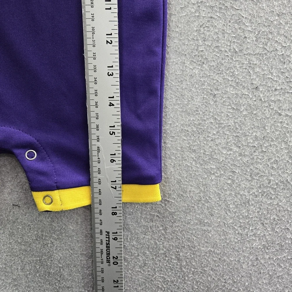 LSU Tigers Bodysuit Infant 6-12 MOS. Purple Colosseum Tiger Logo Team